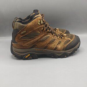 Merrell Moab 3 Mid Waterproof Hiking Boots Men's 9.5W Earth Brown J035839W